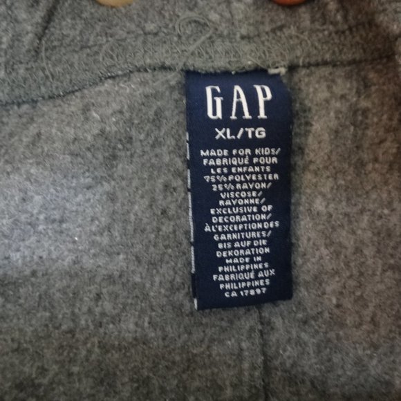 KIDS TEEN XL GAP GREY SWEATPANTS - Picture 5 of 6